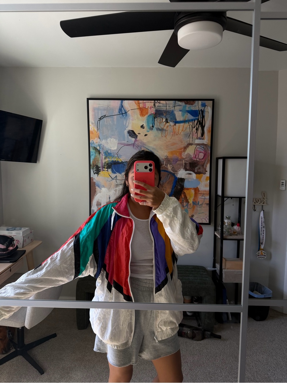 Vintage colorblock jacket